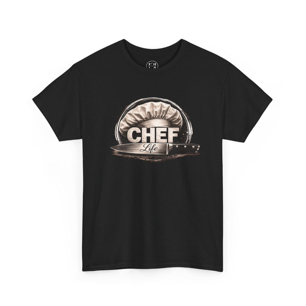 Chef Life Tee | 131 Blvd Boutique Chef Hat Logo T-Shirt, Cooking Kitchen Apparel