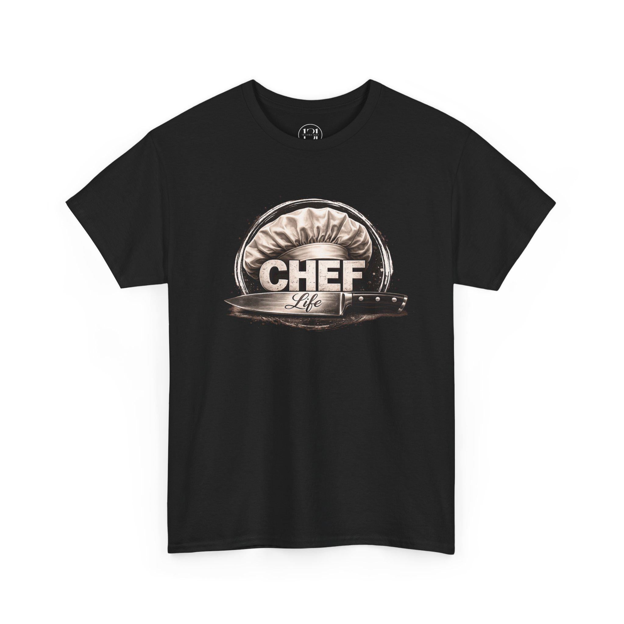 Chef Life Tee | 131 Blvd Boutique Chef Hat Logo T-Shirt, Cooking Kitchen Apparel