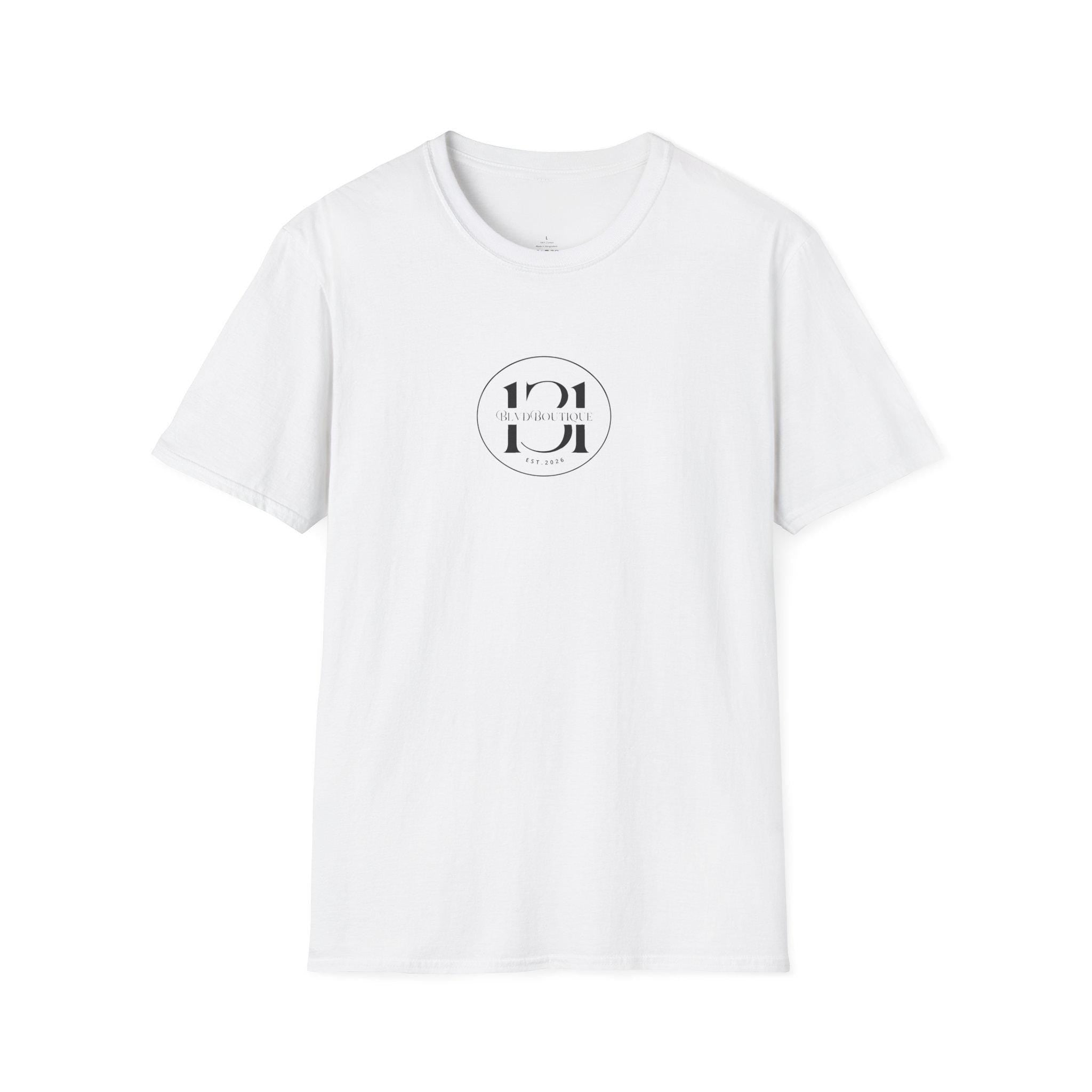 131 BLVD Boutique Logo T-Shirt | Minimal Vintage Circle Emblem