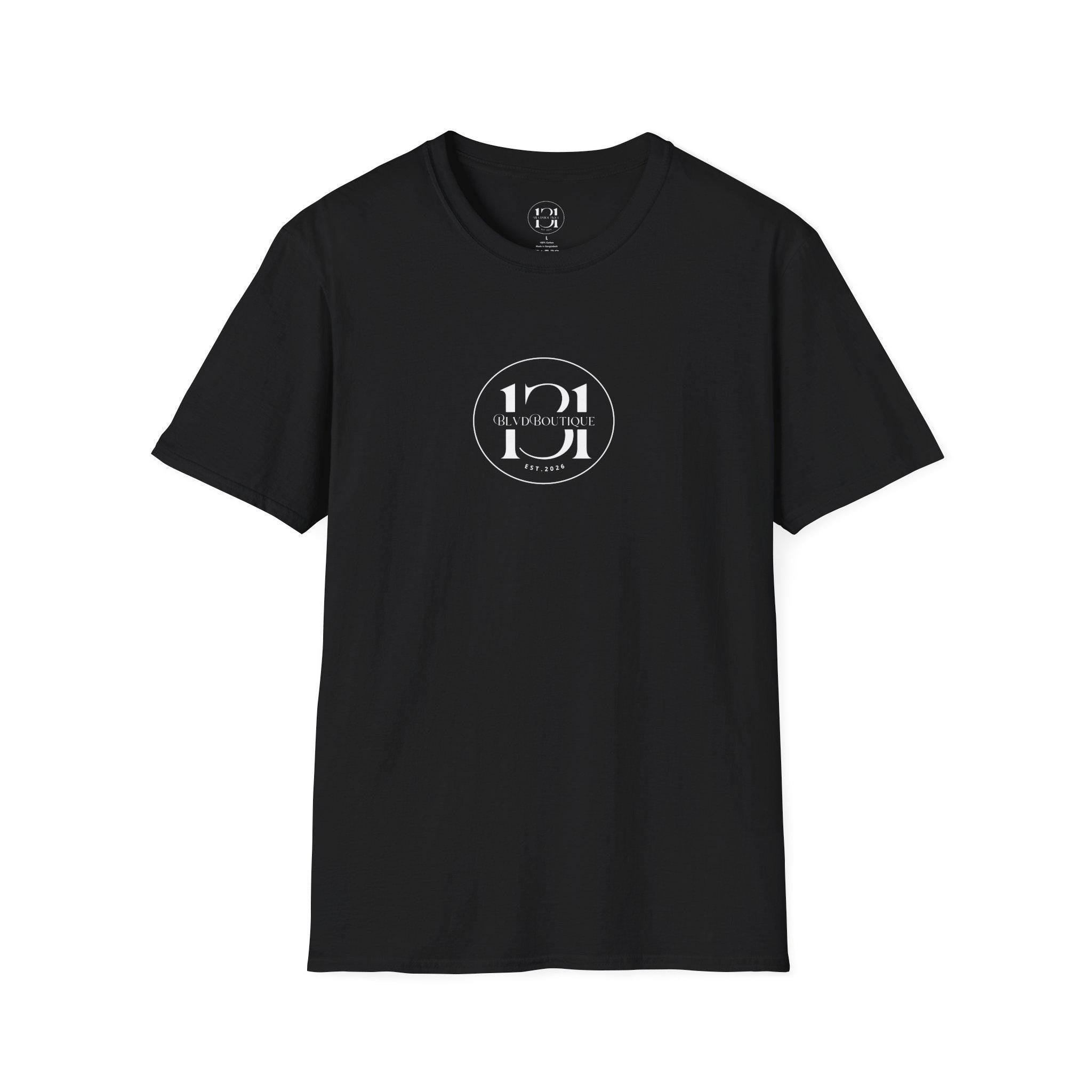 131 BLVD Boutique Logo T-Shirt | Minimal Vintage Circle Emblem