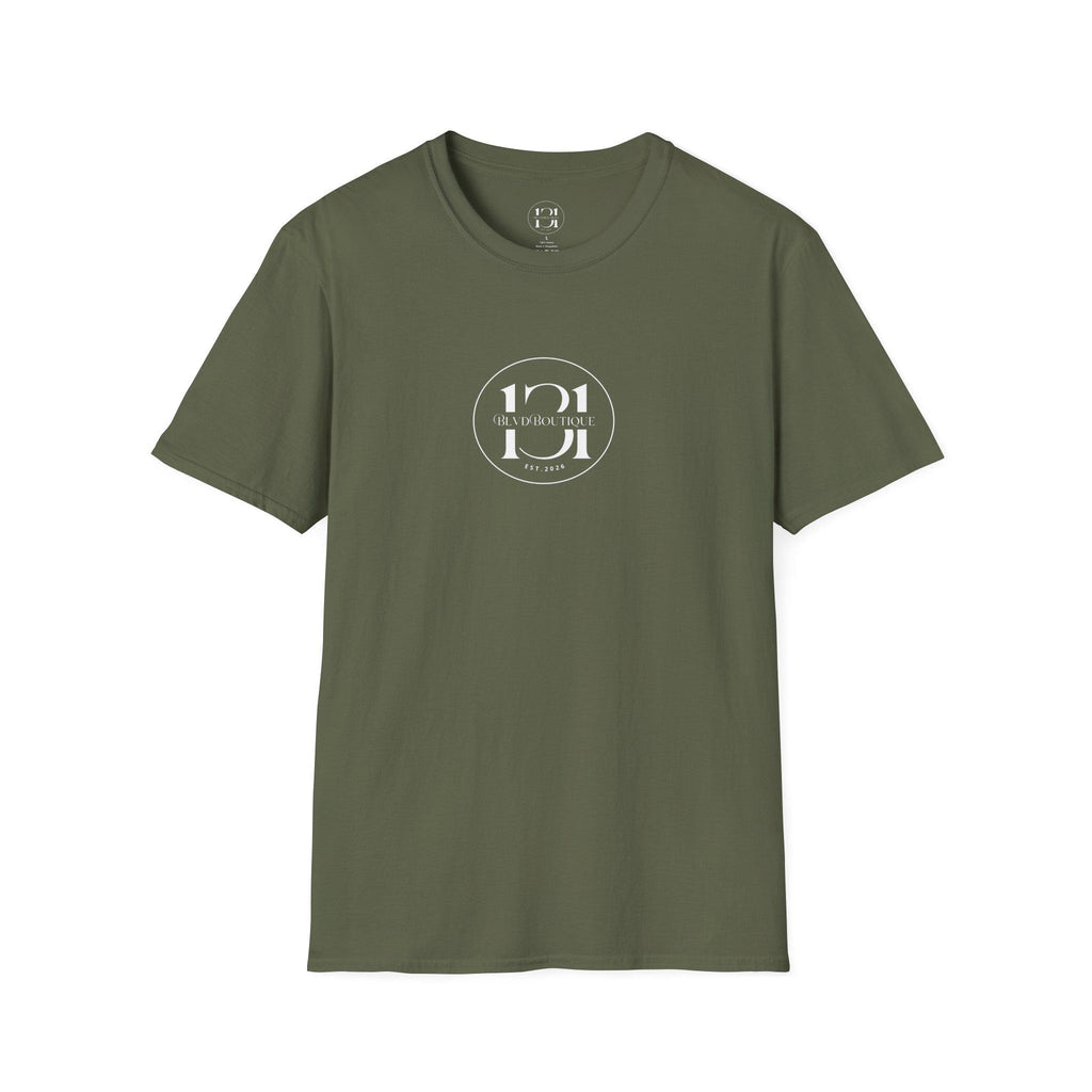 131 BLVD Boutique Logo T-Shirt | Minimal Vintage Circle Emblem
