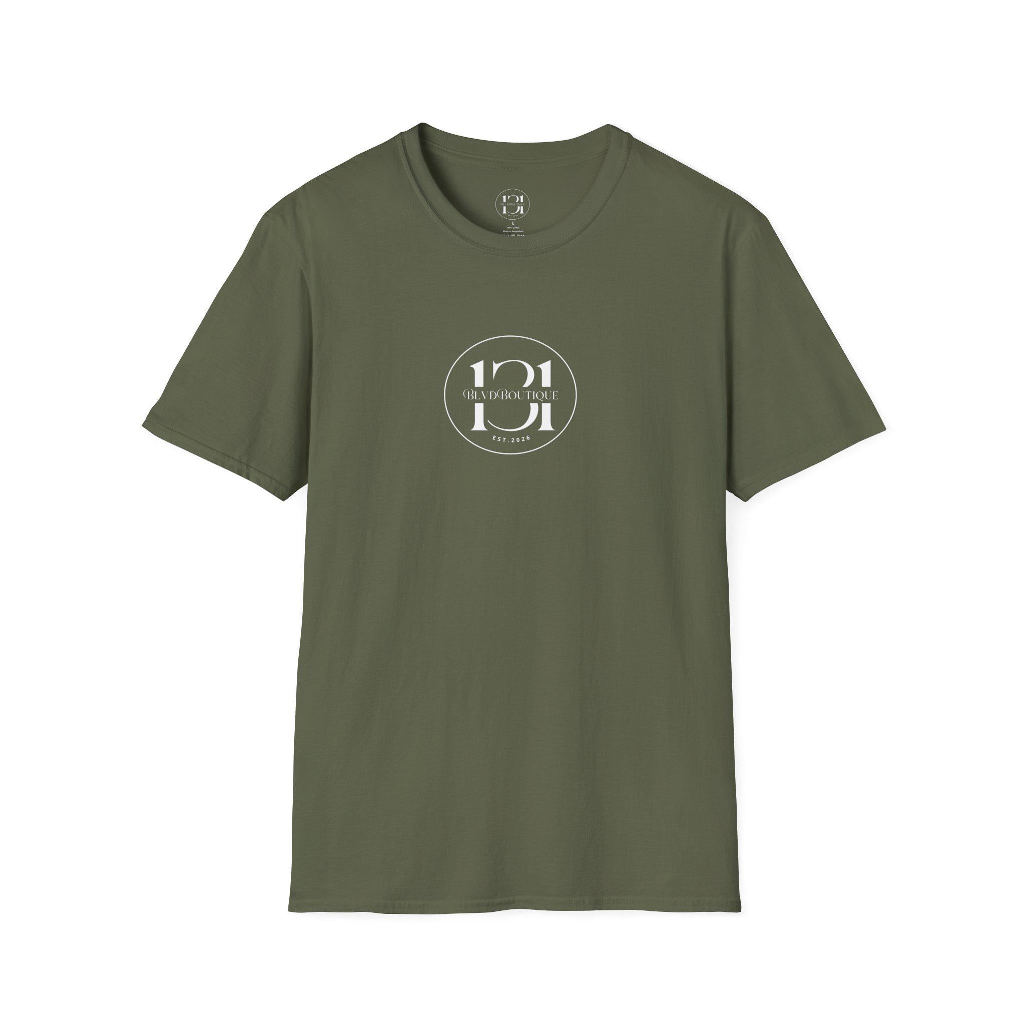 131 BLVD Boutique Logo T-Shirt | Minimal Vintage Circle Emblem