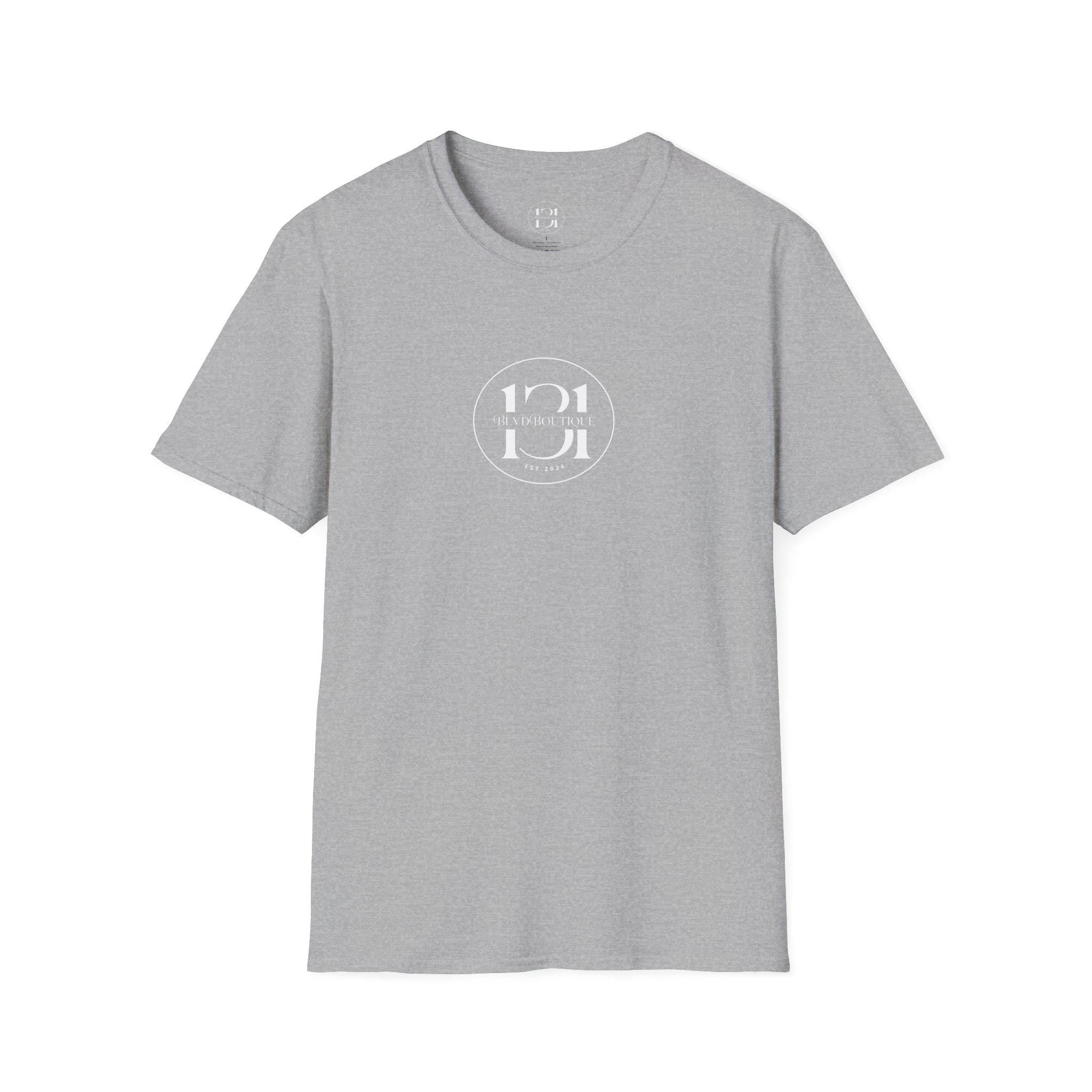 131 BLVD Boutique Logo T-Shirt | Minimal Vintage Circle Emblem