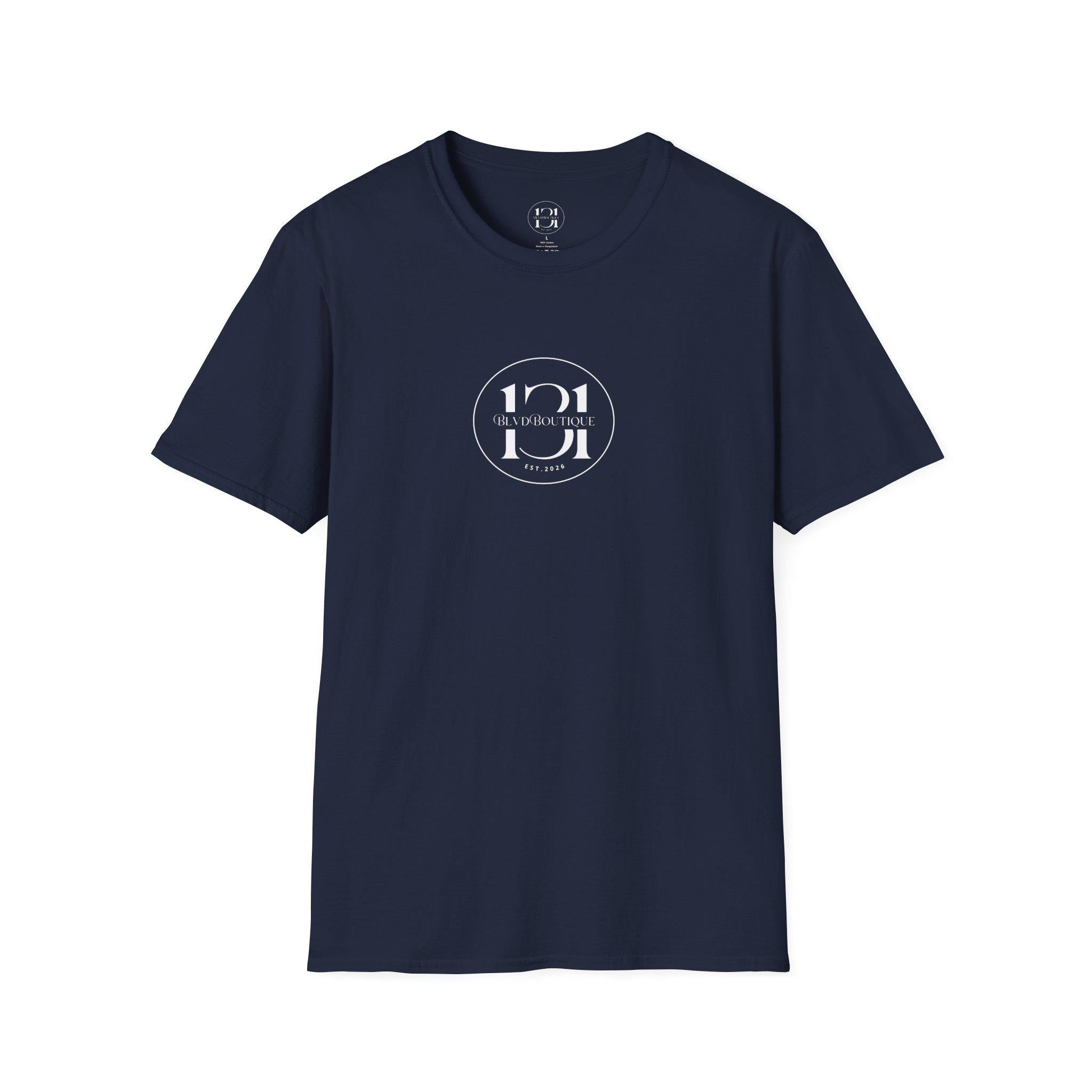 131 BLVD Boutique Logo T-Shirt | Minimal Vintage Circle Emblem