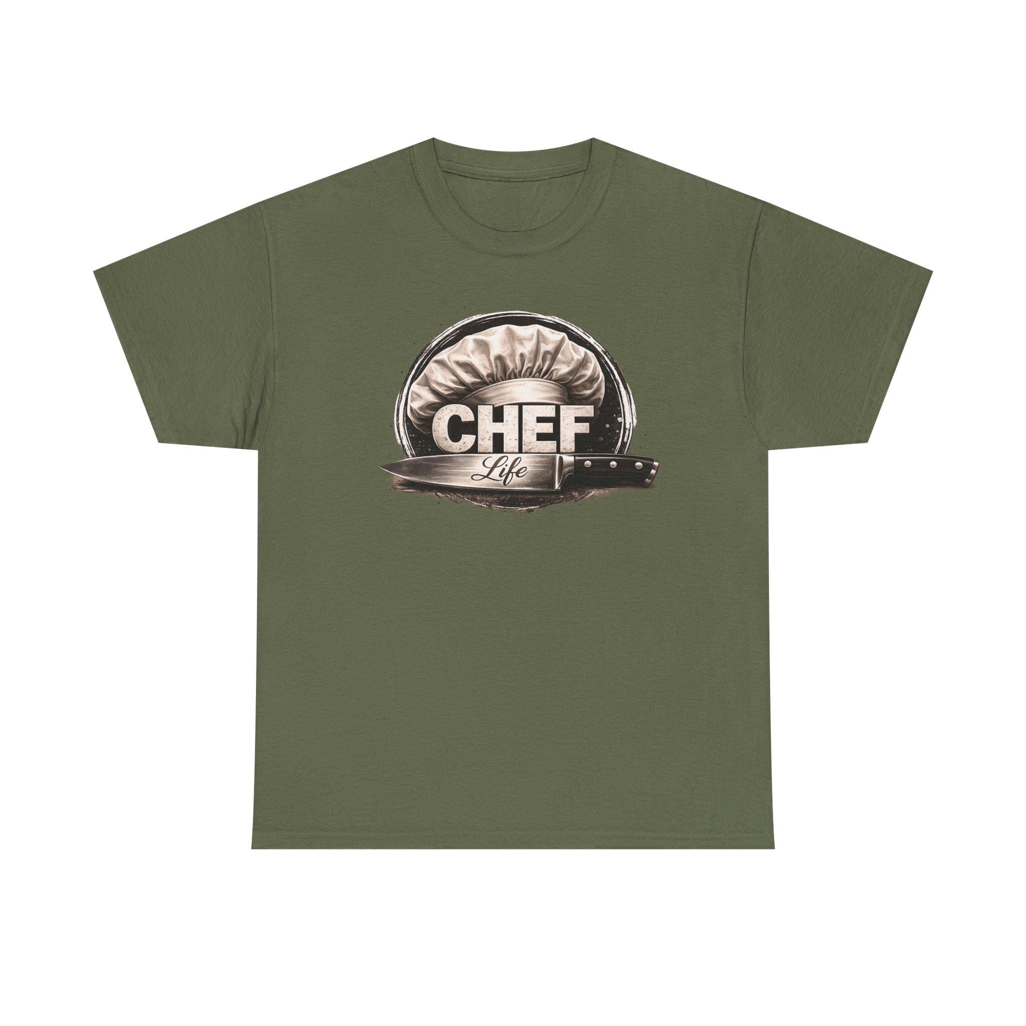 Chef Life Tee | 131 Blvd Boutique Chef Hat Logo T-Shirt, Cooking Kitchen Apparel